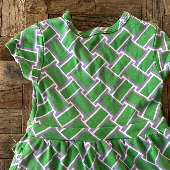 Diane Von Furstenberg for Target Toddler Girls Green Faux Wrap Dress 2T - Picture 5 of 5